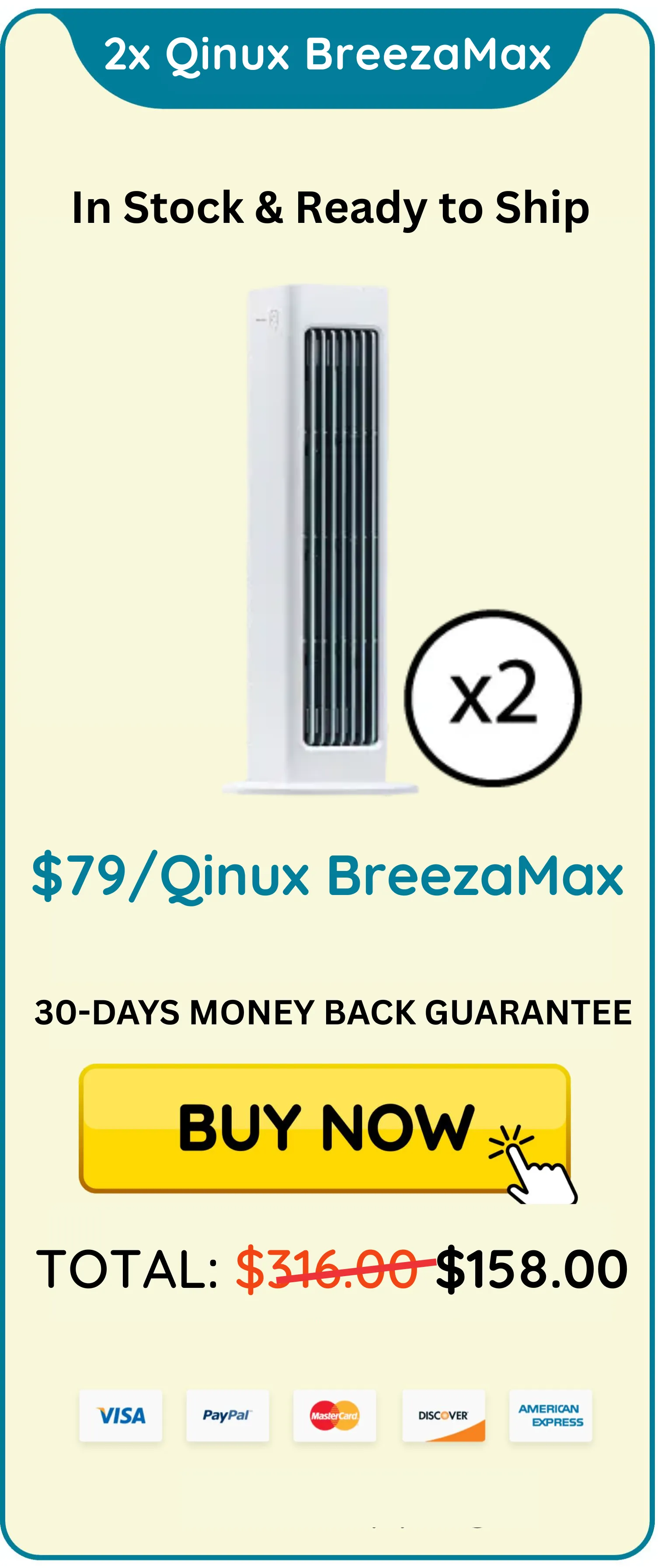 Qinux Breezamax 2 Unit
